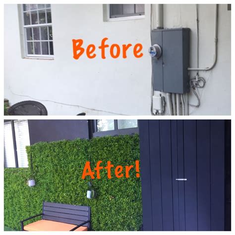 electrical box to hide wires|wall panel to hide wires.